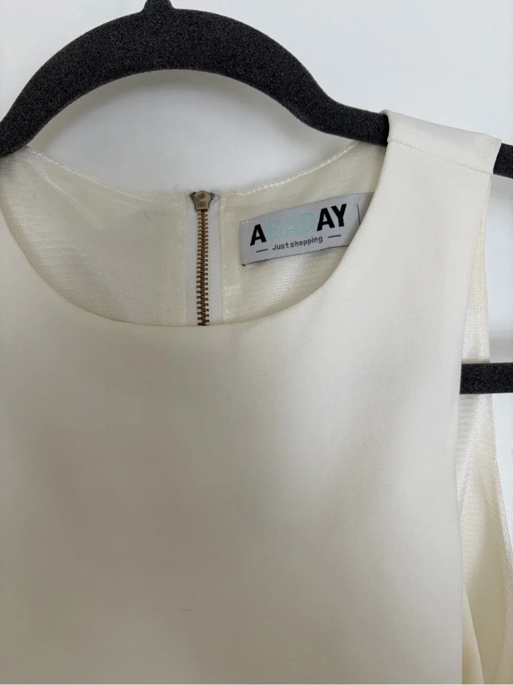 A.L.C. Cream Tie-Back Crop Top